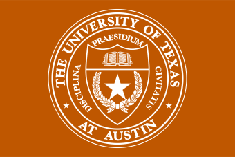 UT Austin seal/emblem. Praesidium Civitatis Disciplina
